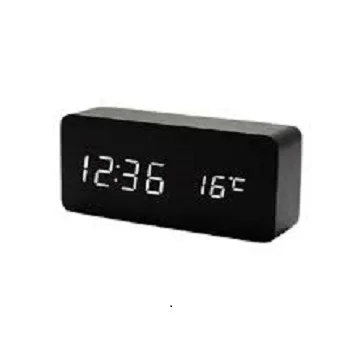 ThreeH Desk Wooden Clock 